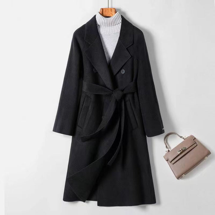 Beatrix | Poised Belted Wrap Coat for Women