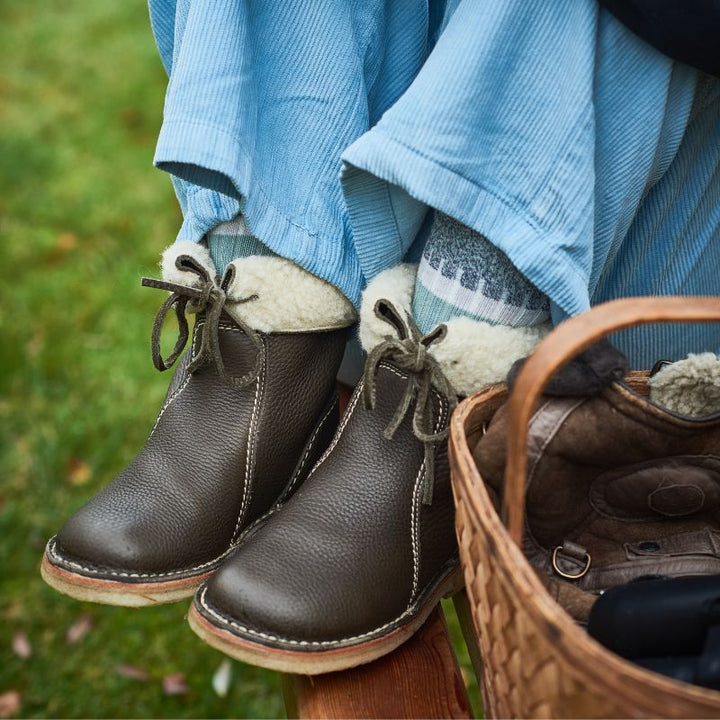 Laure | Braced Fur Lined Winter Boots for Women