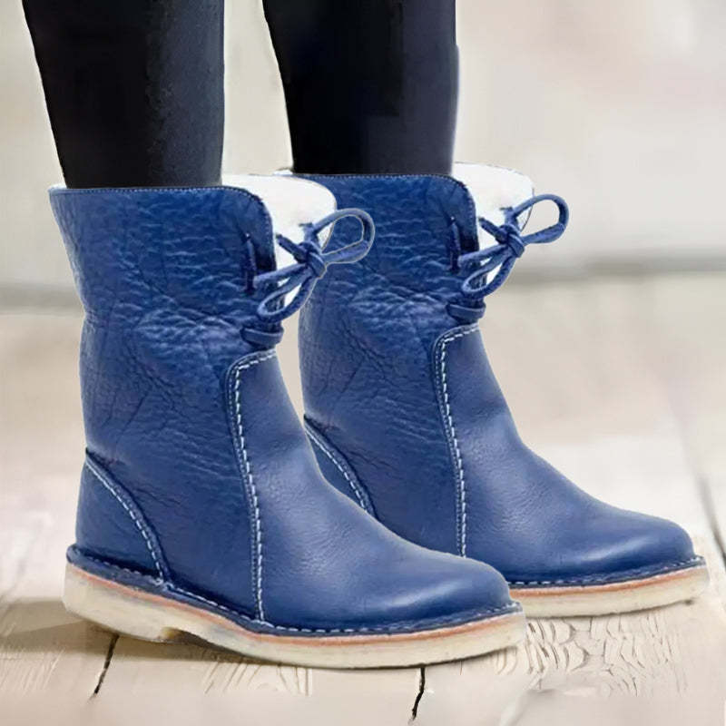 Laure | Braced Fur Lined Winter Boots for Women