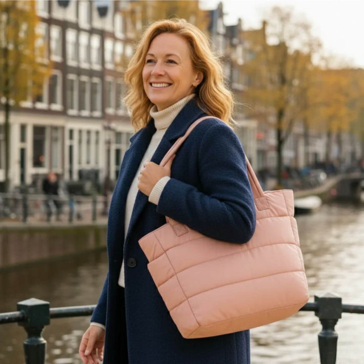 Violaine | Puffed Quilted Tote Bag for Women