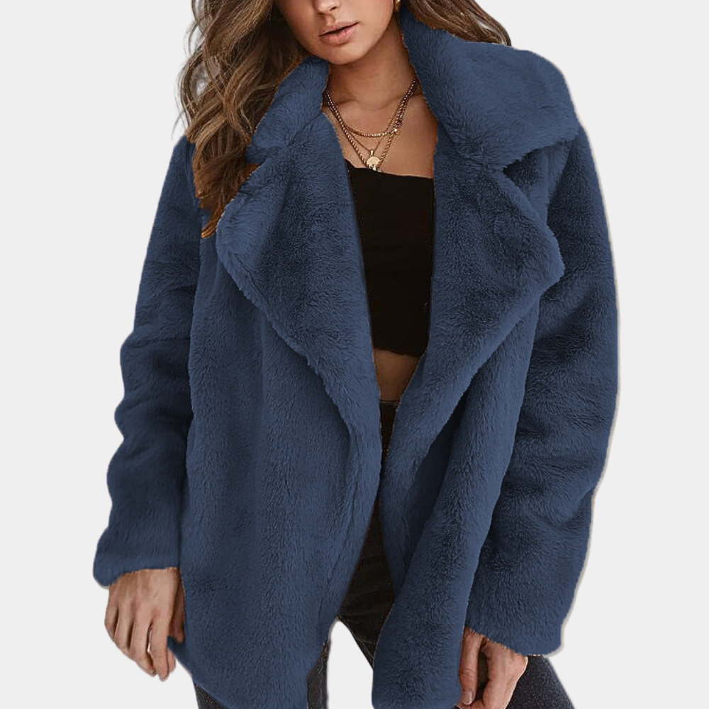 Melisande | Tufted Teddy Fleece Winter Coat for Women