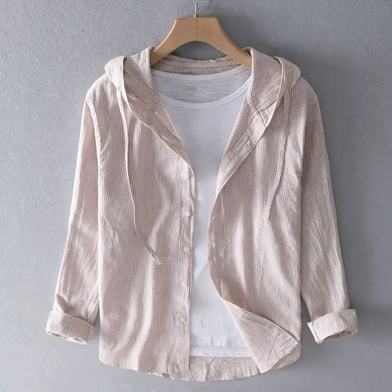 Fabienne | Sueded Washed Hooded Overshirt for Women