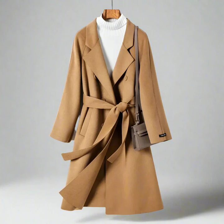 Beatrix | Poised Belted Wrap Coat for Women
