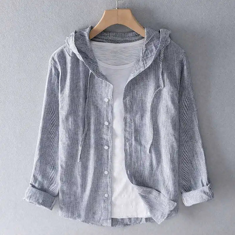 Fabienne | Sueded Washed Hooded Overshirt for Women