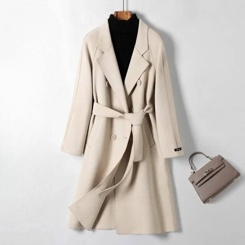 Beatrix | Poised Belted Wrap Coat for Women
