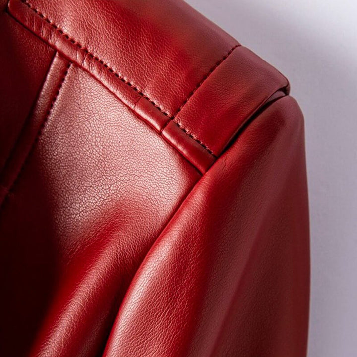 Women's Faux Leather Biker Jacket