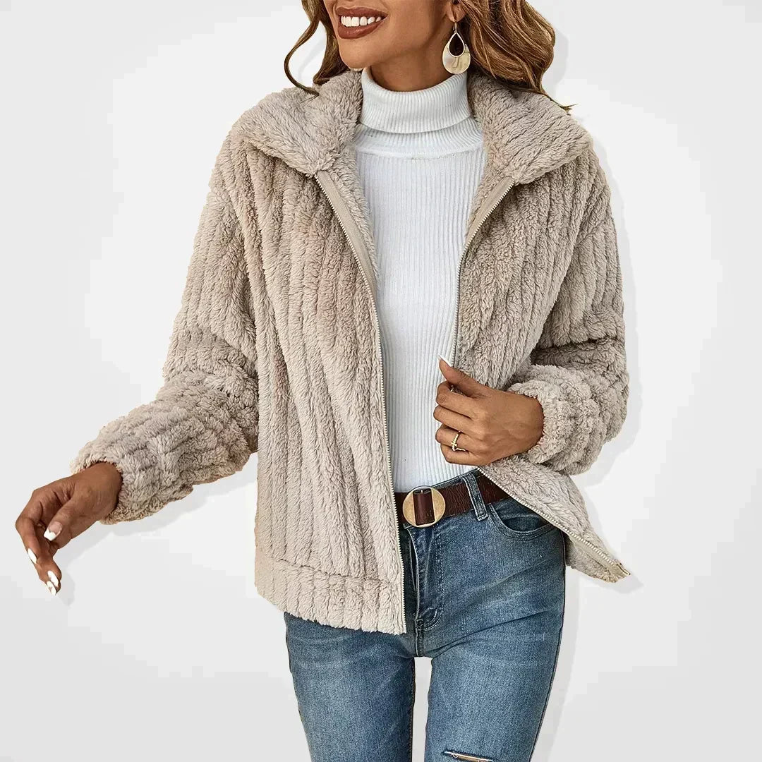 Florence | Lofty Borg Fleece Jacket for Women in Winter