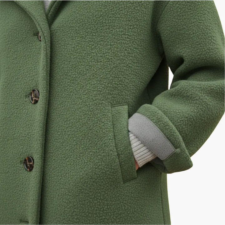 Tiphaine | Robust Longline Hooded Overcoat for Women