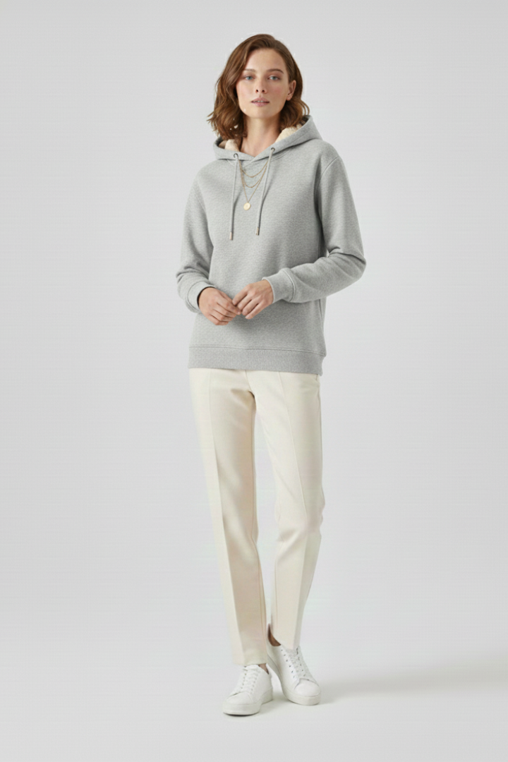 Riley | Lulling Sherpa Lined Pullover Hoodie for Women
