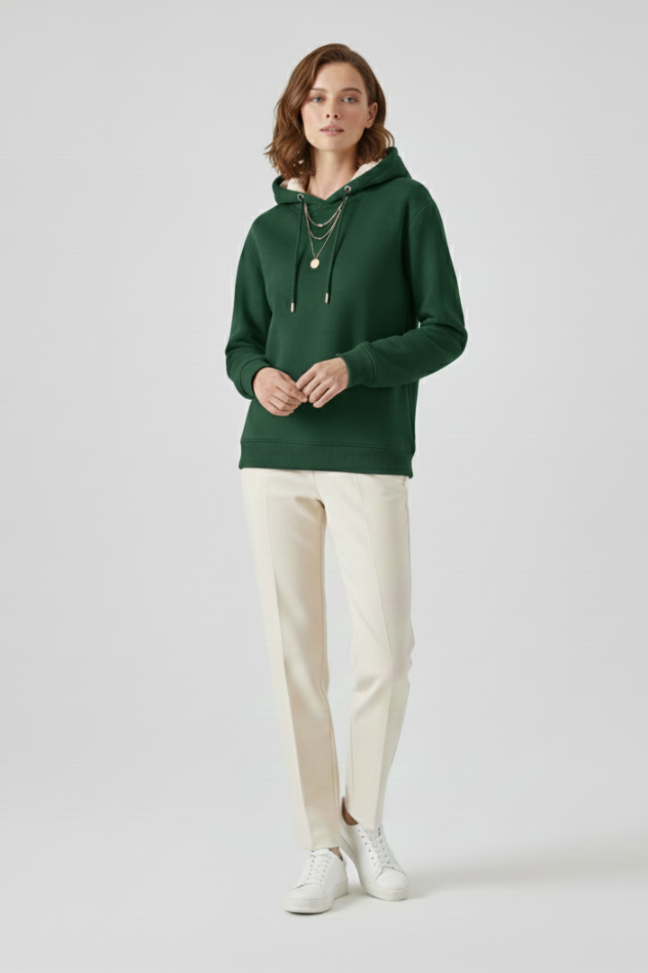 Riley | Lulling Sherpa Lined Pullover Hoodie for Women