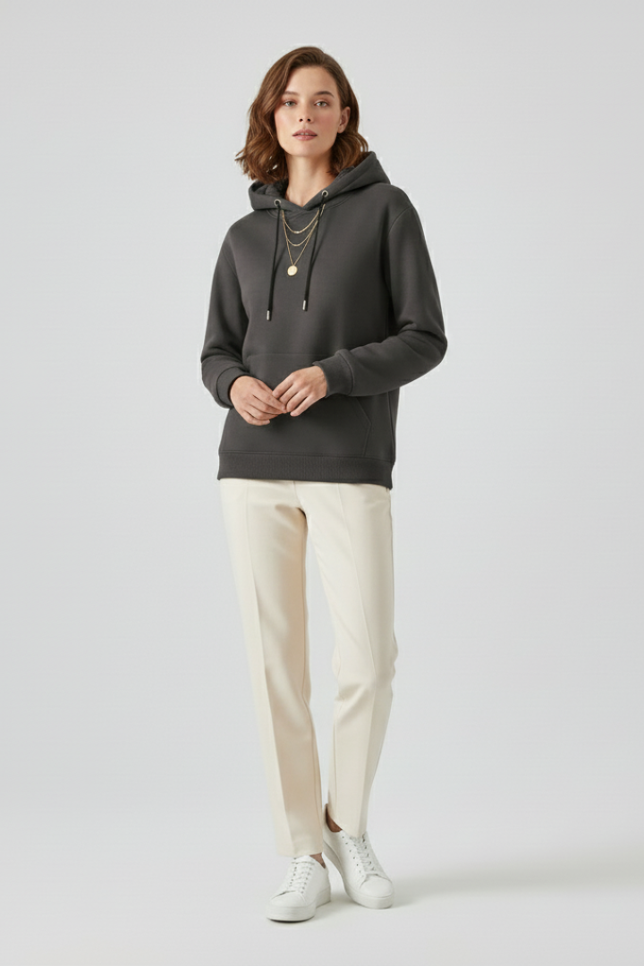 Riley | Lulling Sherpa Lined Pullover Hoodie for Women