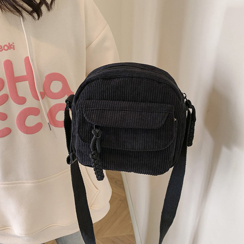 Celeste | Compact Corduroy Crossbody Bag for Women
