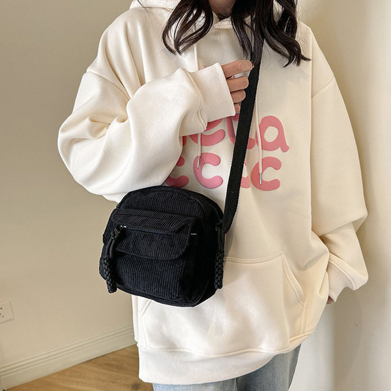 Celeste | Compact Corduroy Crossbody Bag for Women