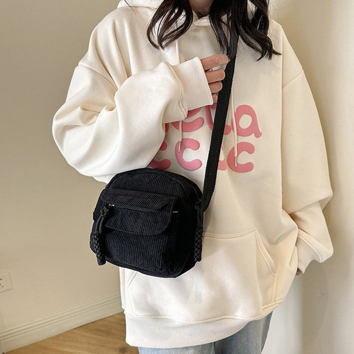 Celeste | Compact Corduroy Crossbody Bag for Women