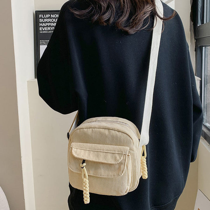 Celeste | Compact Corduroy Crossbody Bag for Women