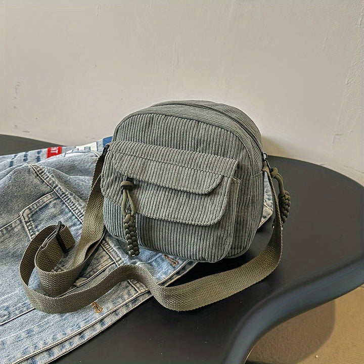 Celeste | Compact Corduroy Crossbody Bag for Women