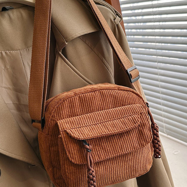 Celeste | Compact Corduroy Crossbody Bag for Women