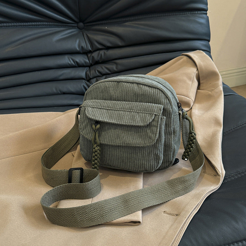 Celeste | Compact Corduroy Crossbody Bag for Women