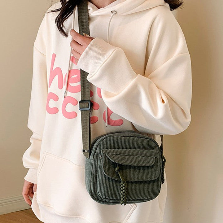 Celeste | Compact Corduroy Crossbody Bag for Women