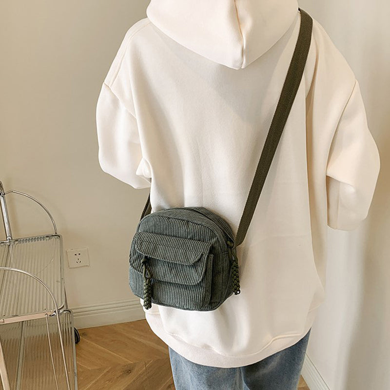 Celeste | Compact Corduroy Crossbody Bag for Women