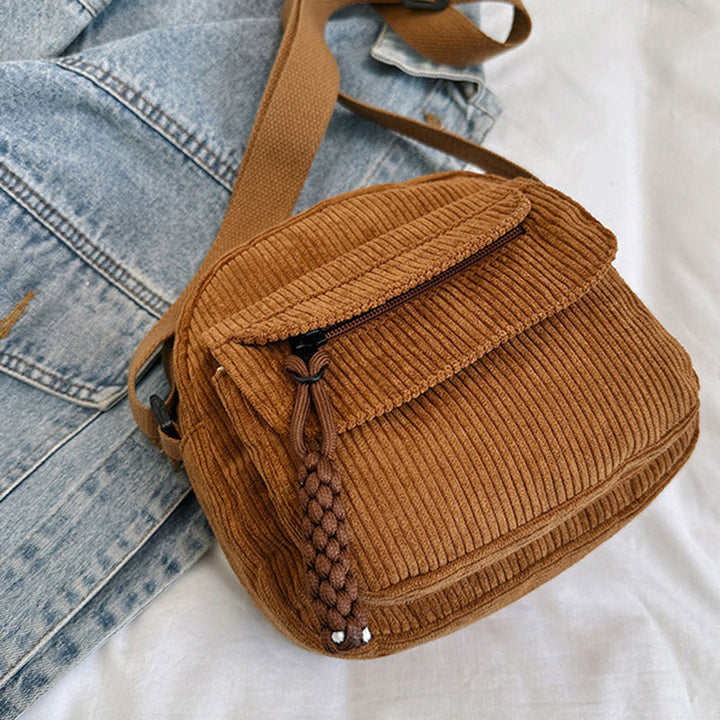 Celeste | Compact Corduroy Crossbody Bag for Women