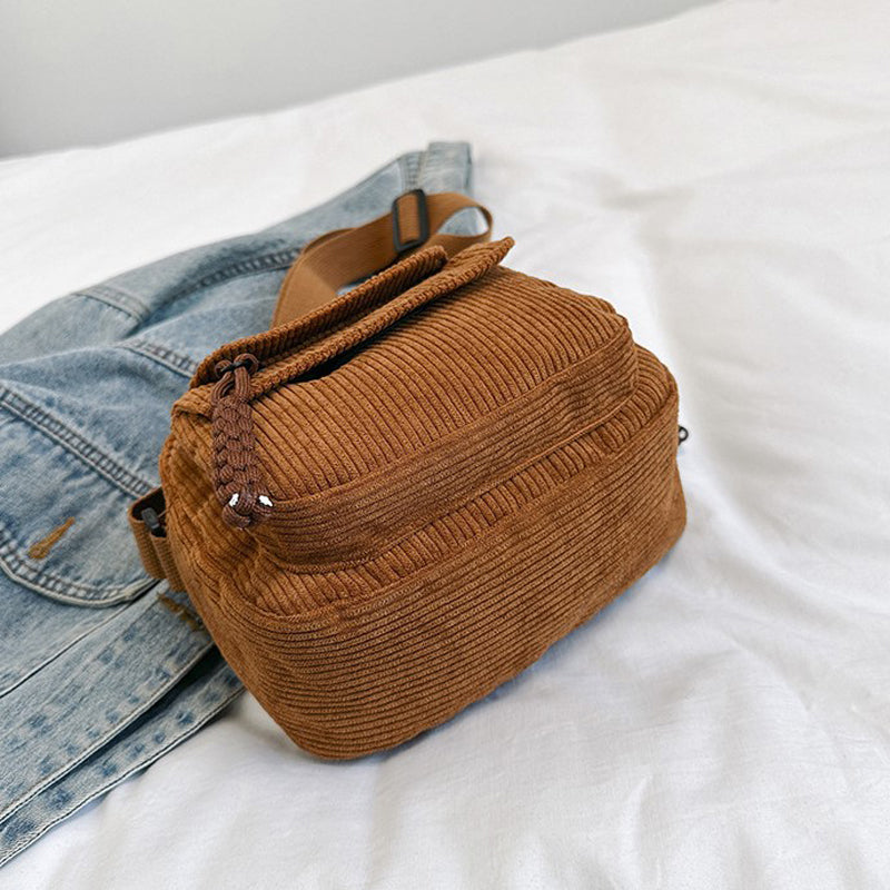 Celeste | Compact Corduroy Crossbody Bag for Women