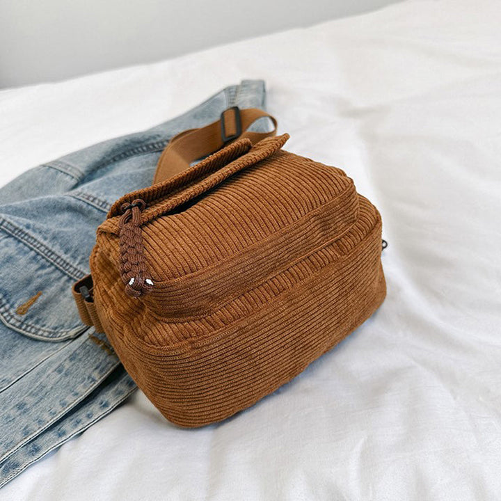 Celeste | Compact Corduroy Crossbody Bag for Women