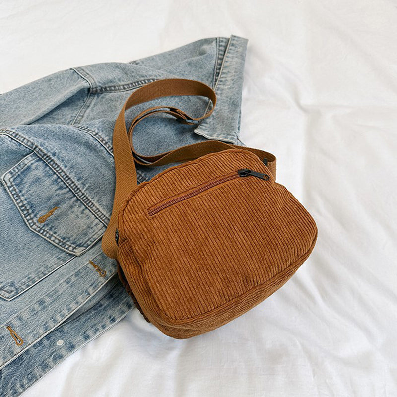 Celeste | Compact Corduroy Crossbody Bag for Women