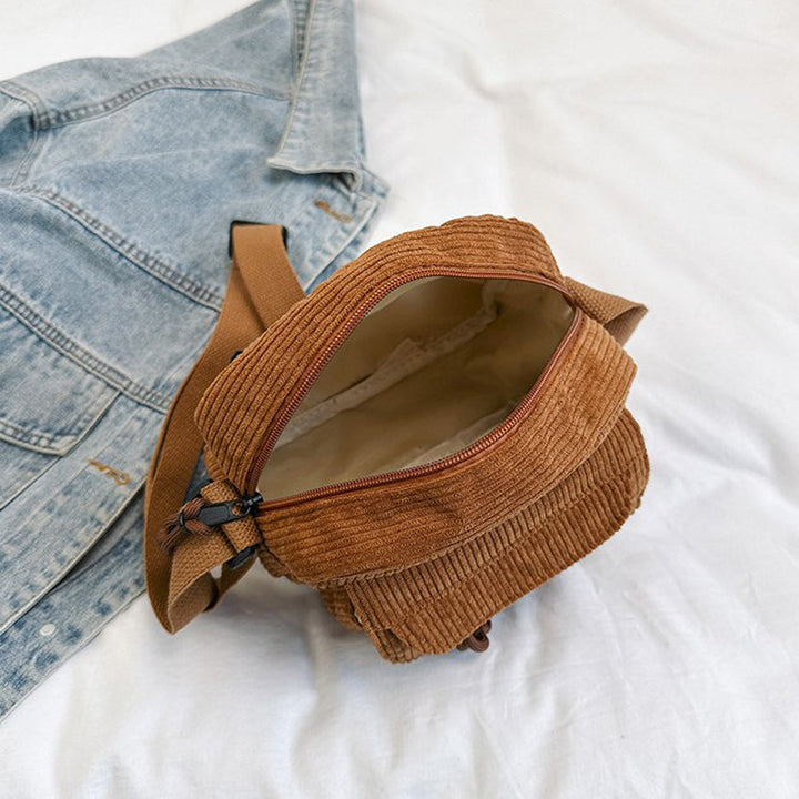 Celeste | Compact Corduroy Crossbody Bag for Women