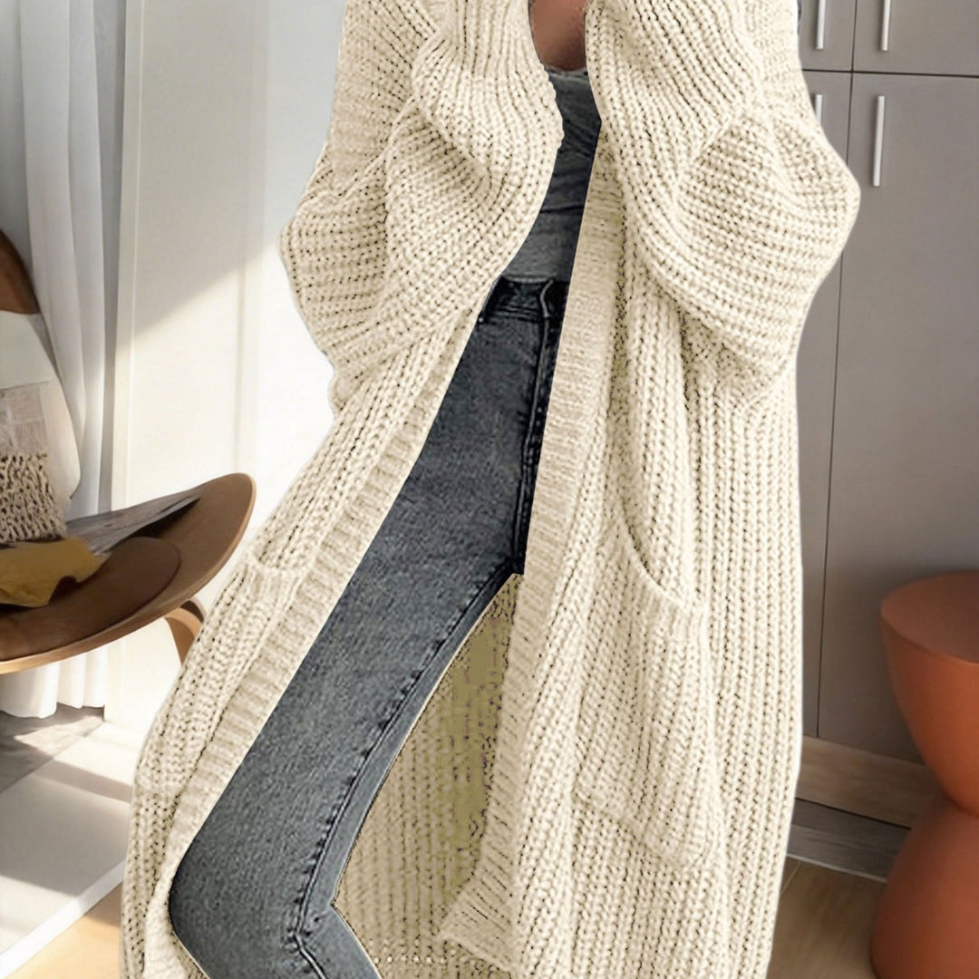 Isadora | Sweeping Longline Duster Knit Cardigan for Women