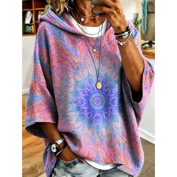 Victoria | Balmy Floral Pullover Hoodie for Women