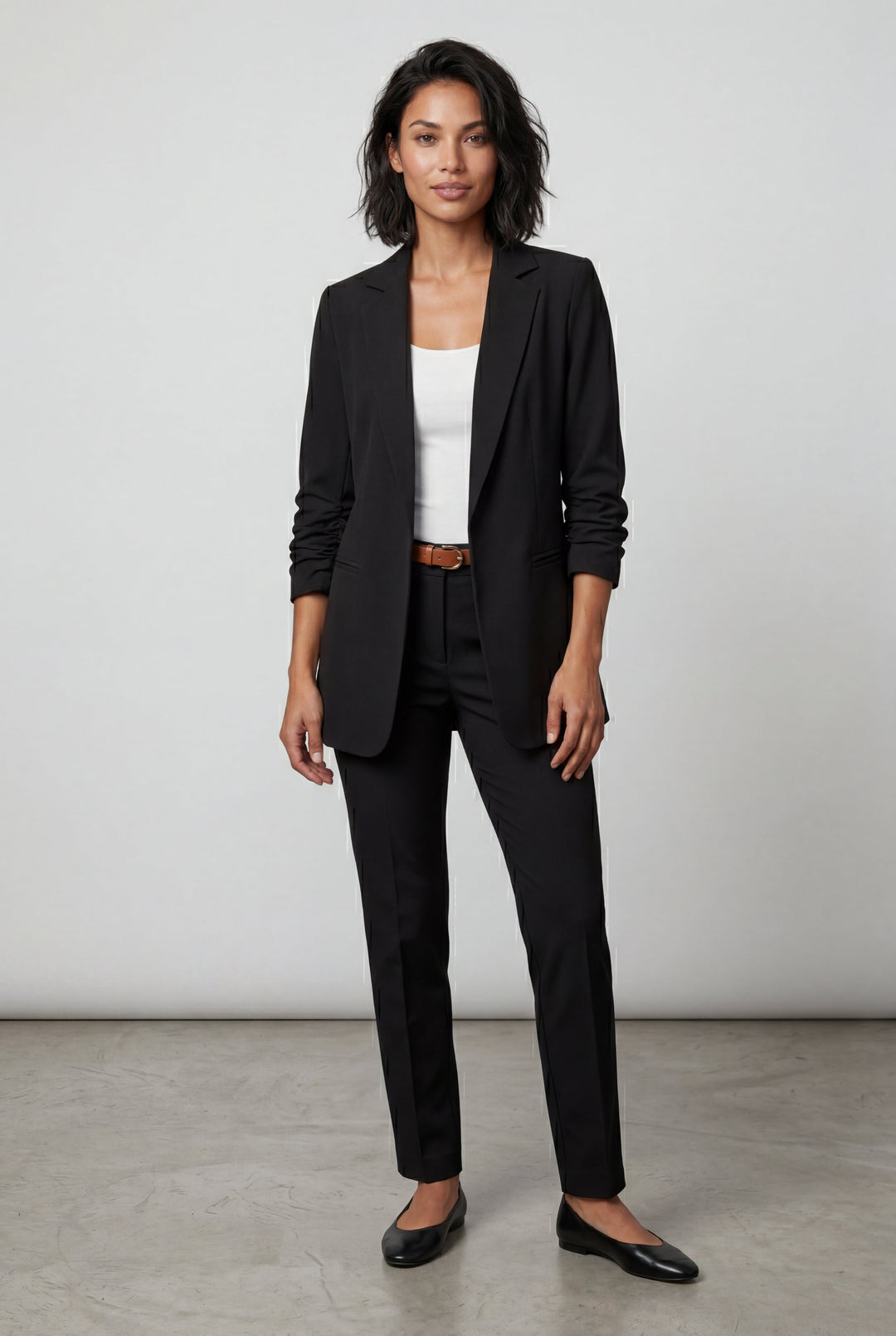 Maelle | Poised Longline Tailored Blazer for Women