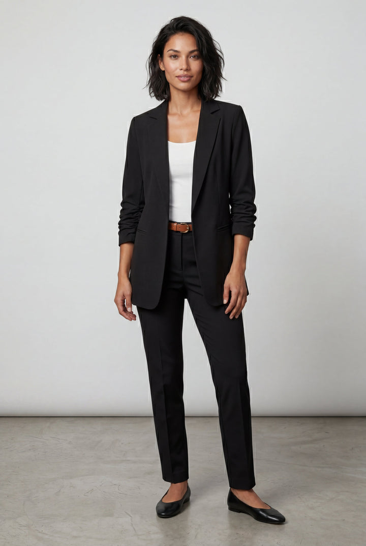Maelle | Poised Longline Tailored Blazer for Women
