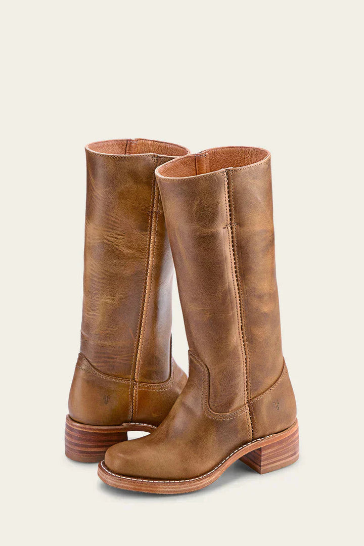 Melanie | Planted Mid Calf Block Heel Boots for Women
