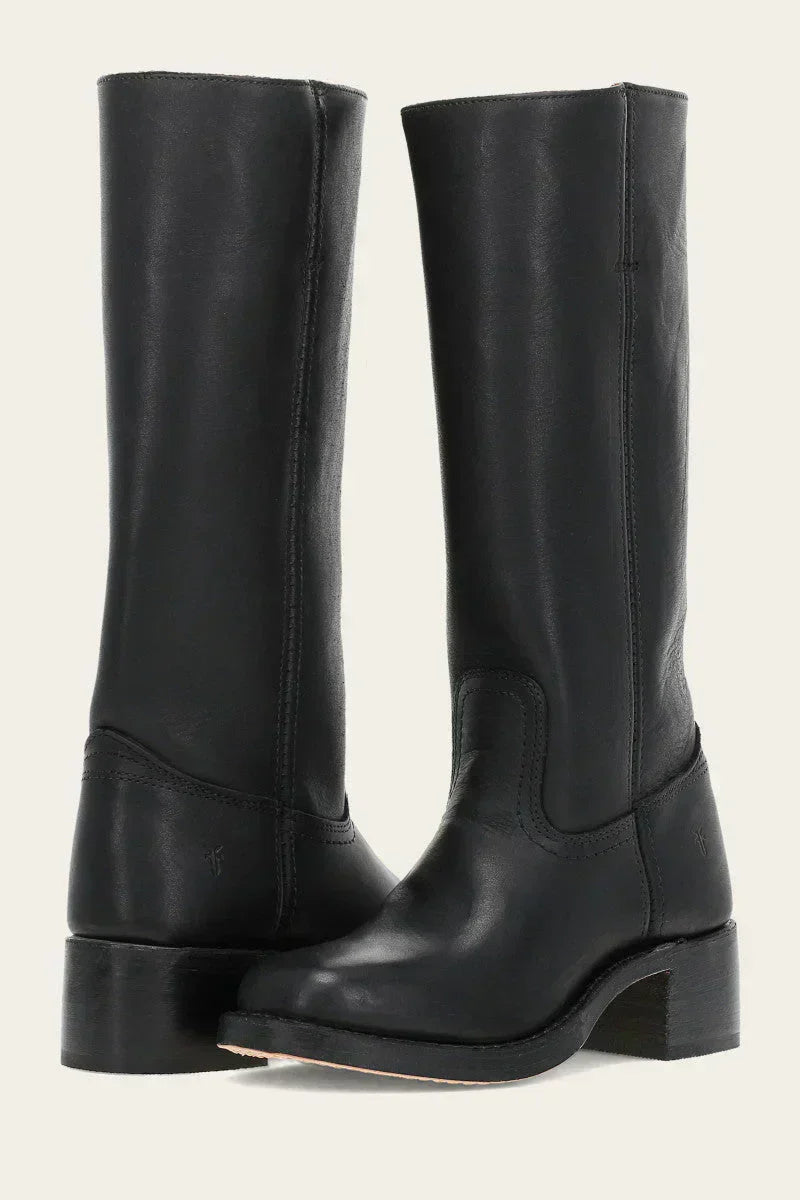 Melanie | Planted Mid Calf Block Heel Boots for Women