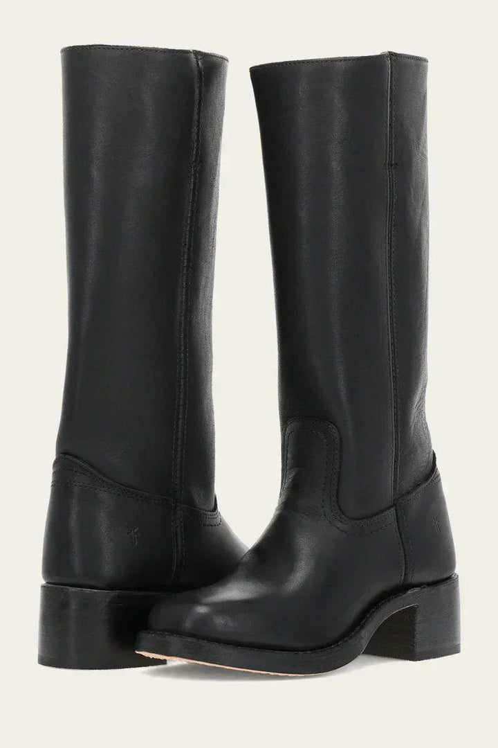 Melanie | Planted Mid Calf Block Heel Boots for Women