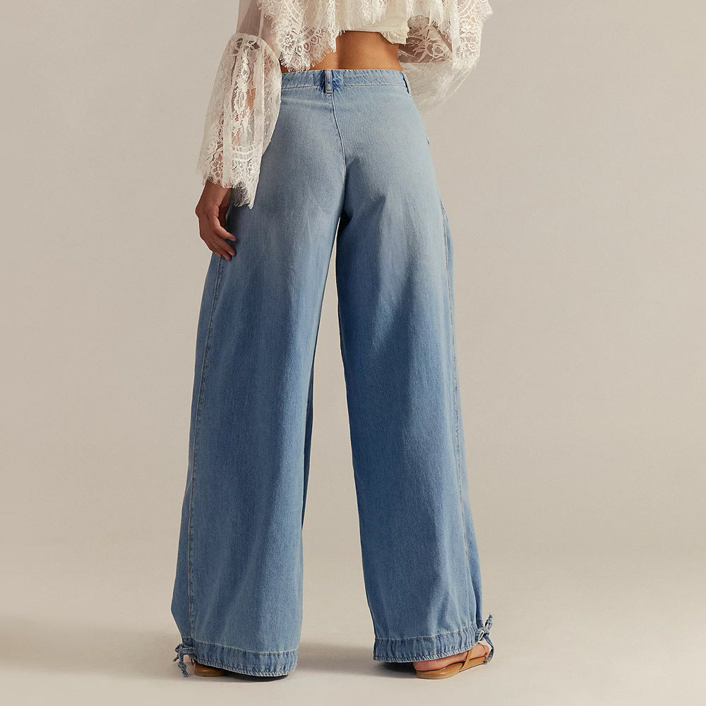 Leonie | Buoyant Cropped Wide Leg Jeans for Women