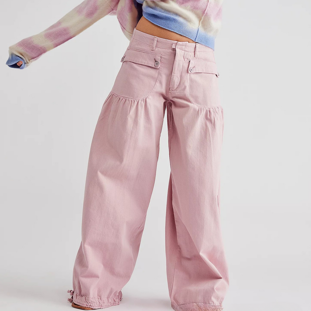 Leonie | Buoyant Cropped Wide Leg Jeans for Women
