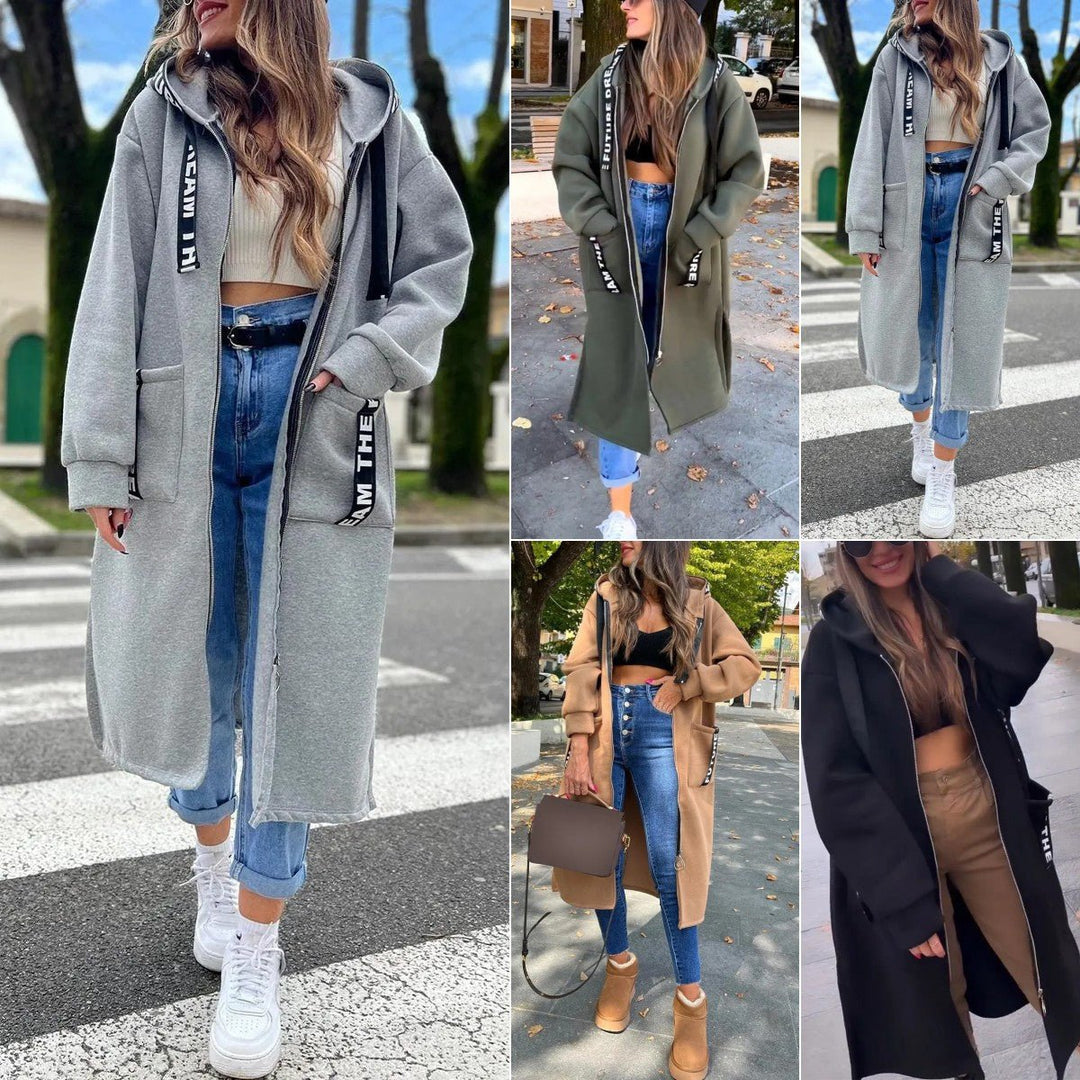 Adaline | Enveloping Oversized Longline Hoodie for Women