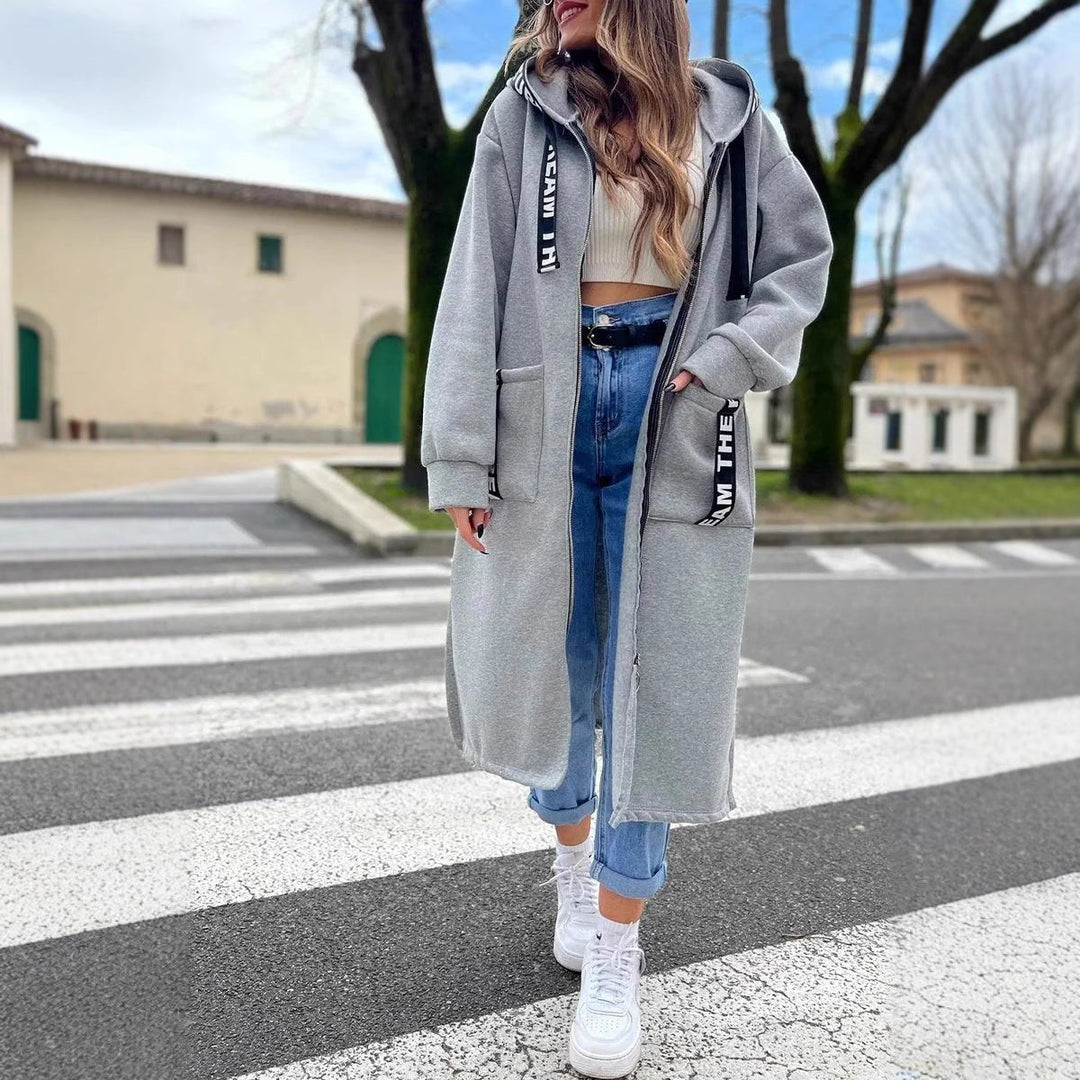 Adaline | Enveloping Oversized Longline Hoodie for Women