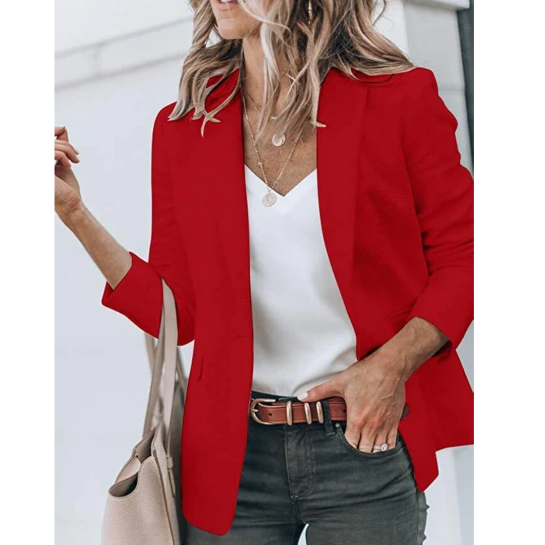 Sylvie | Precise Open Front Tailored Blazer for Women