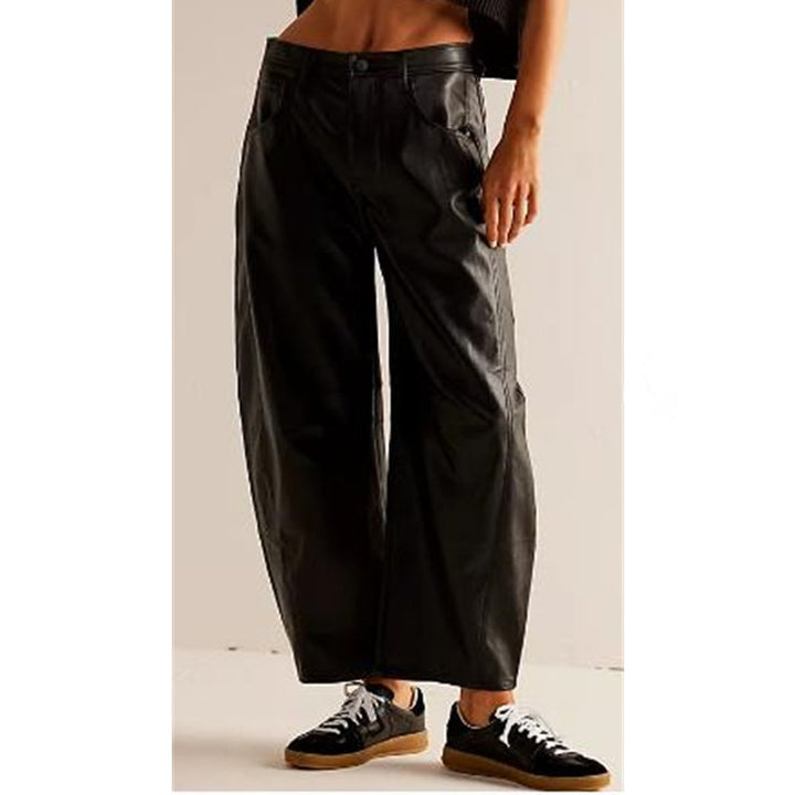 Solene | Fluent Barrel Leg Wide Jeans for Women