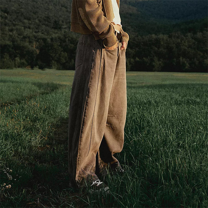 Solene | Fluent Barrel Leg Wide Jeans for Women