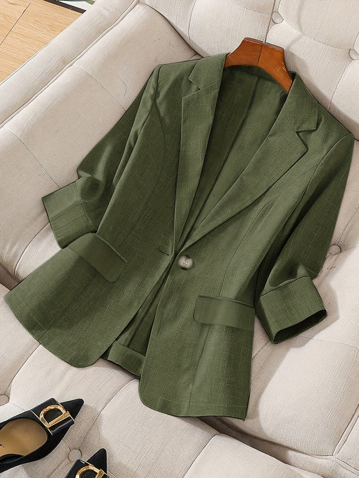 Emmanuelle | Keen Cropped Tailored Blazer for Women