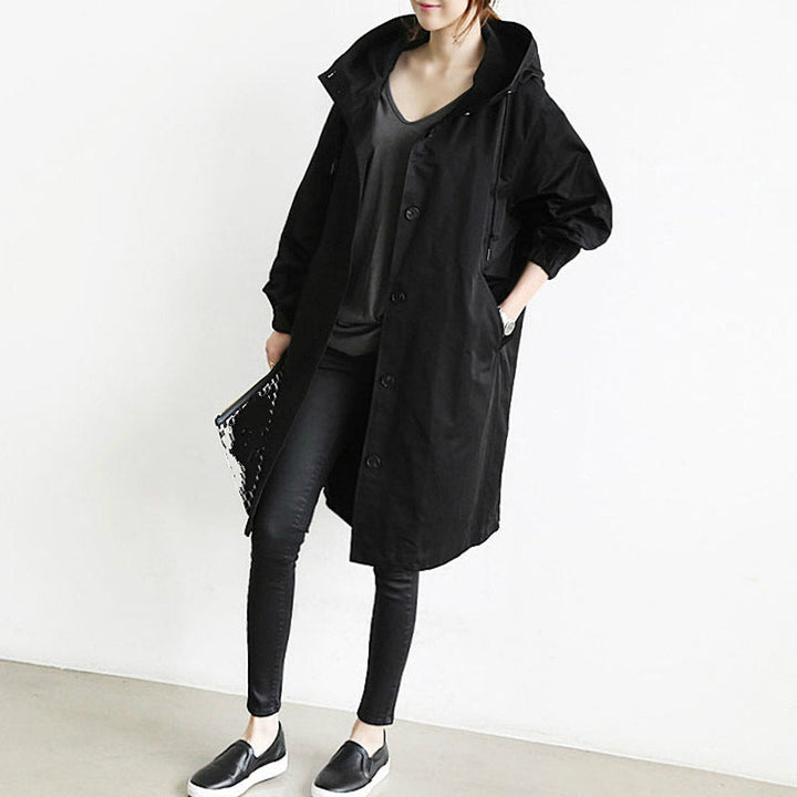 Women's Hooded Trench Coat