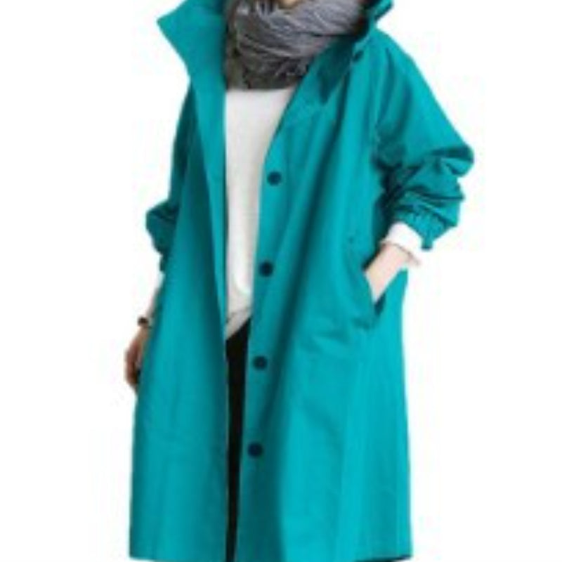 Women's Hooded Trench Coat