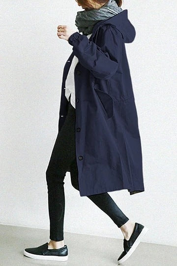 Women's Hooded Trench Coat