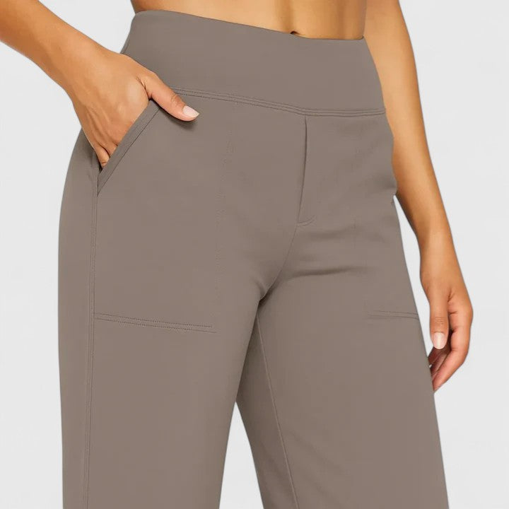 Dorothea | Grounded Tailored Straight Leg Pants for Women