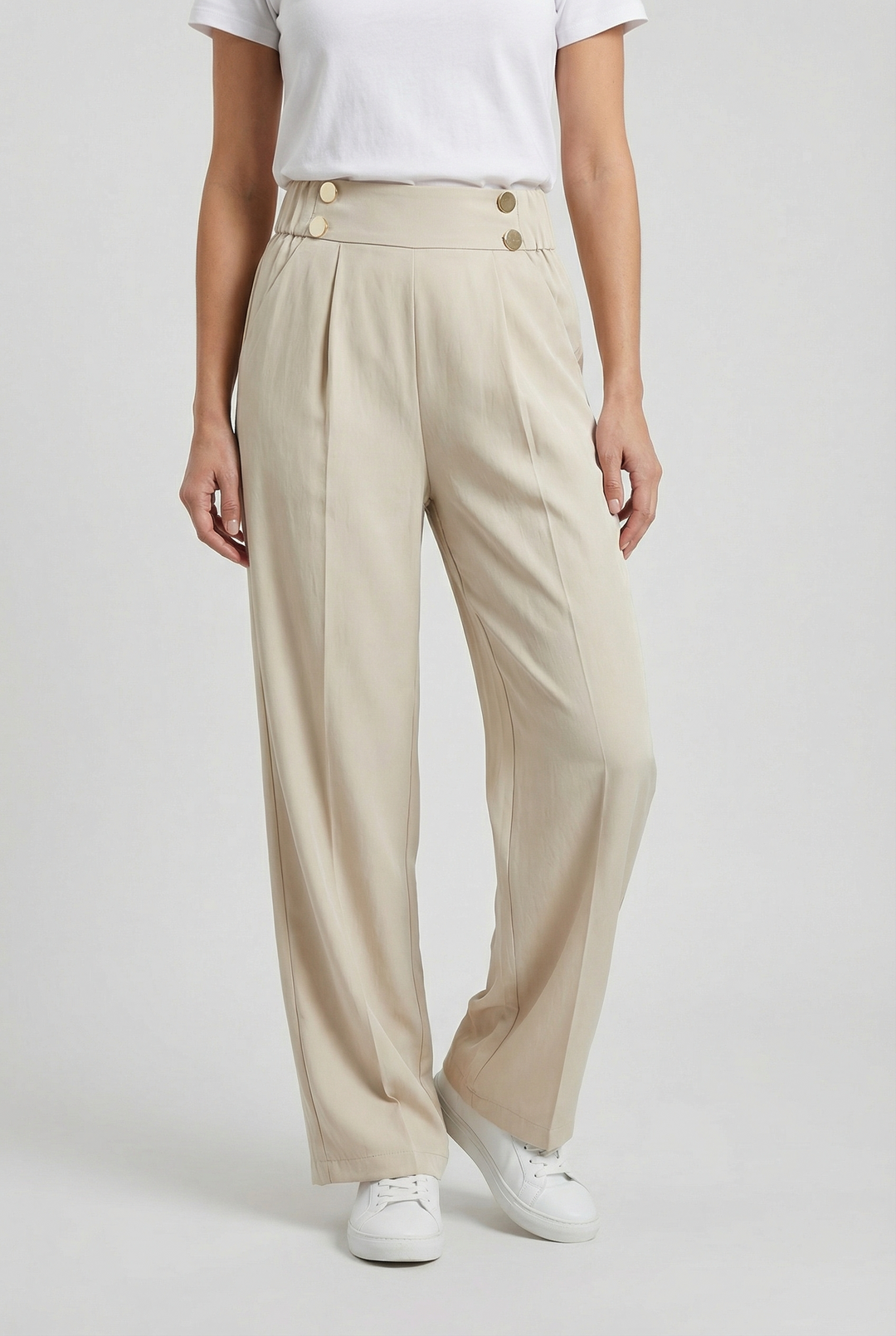 Honora | Level Straight Leg Wide Trousers for Women