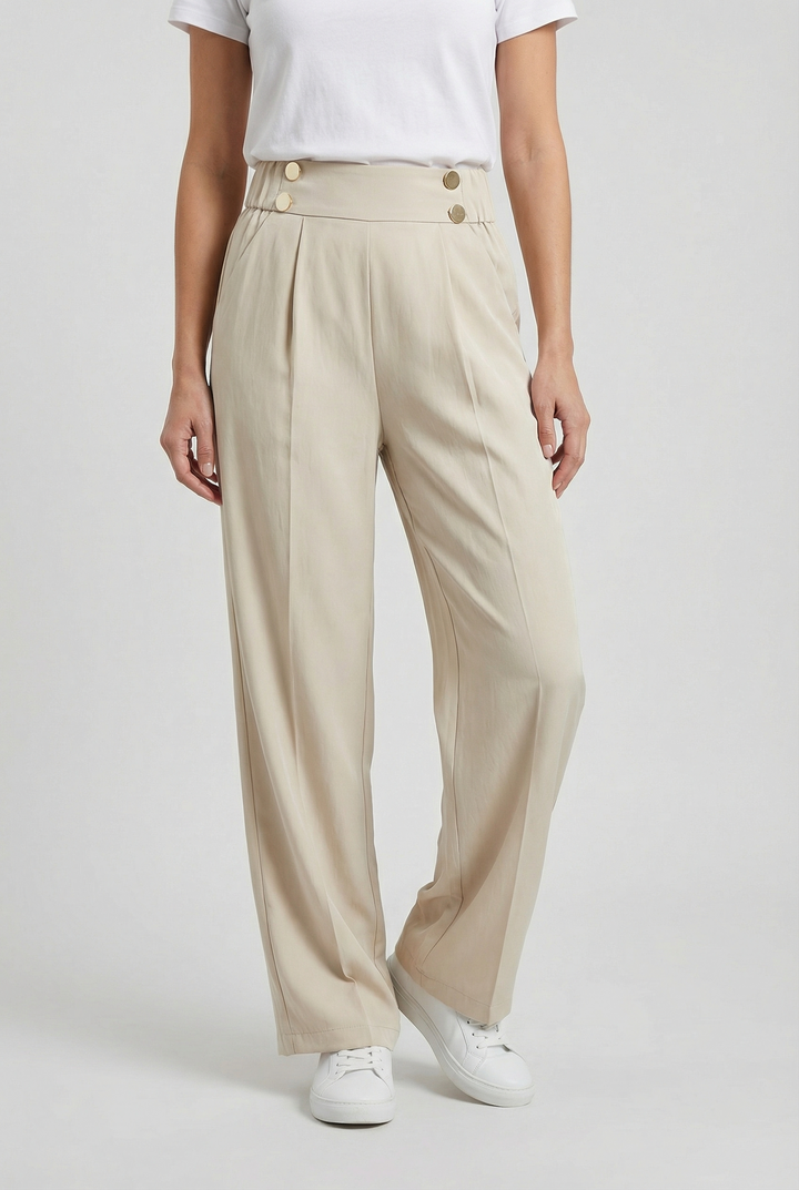 Honora | Level Straight Leg Wide Trousers for Women